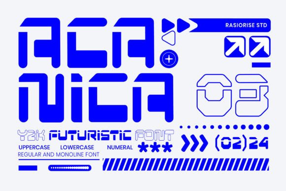 Acanica: The Y2K Display Font That’s Reshaping Visual Identity