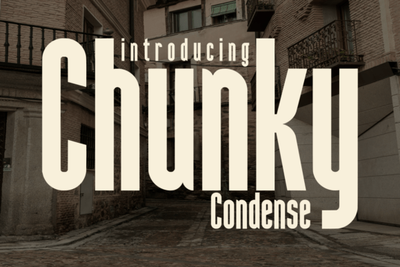 Chunky Condense: When Bold Typography Meets Strategic Space Economy