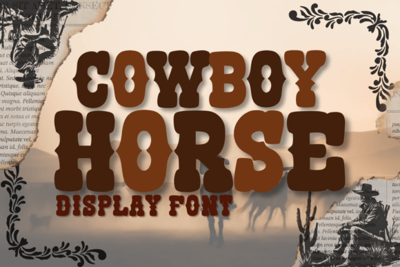 Cowboy Horse: Wild West Charm, Done Right