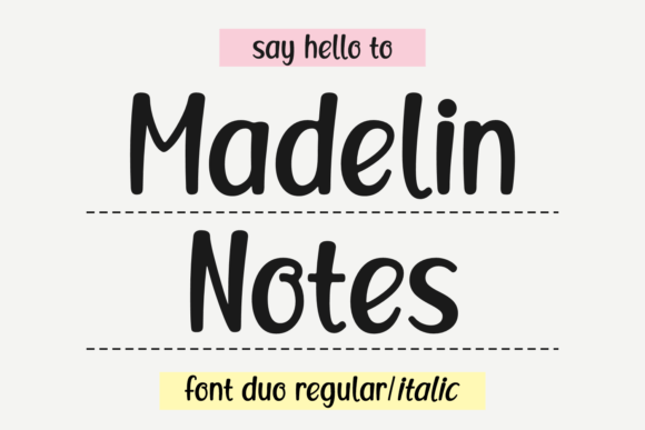 Madelin Notes
