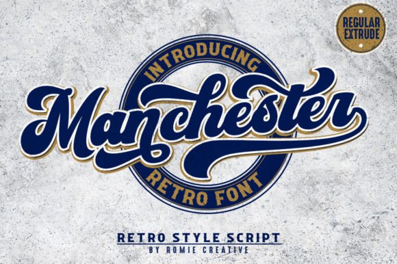 Manchester: The Bold Retro Typeface That Bridges Decades of Design