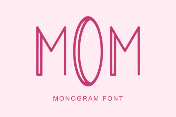 Mom Monogram Font
