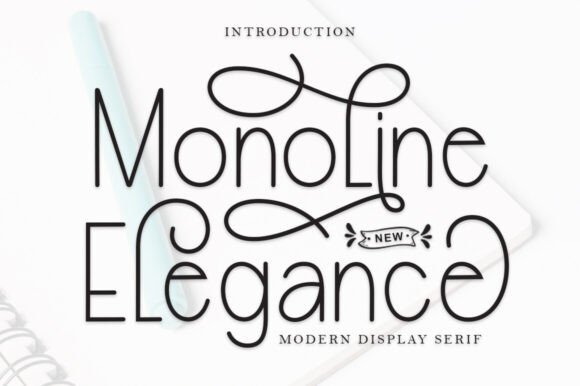 Monoline Elegance: The Handwritten Font That Bridges Intention and Authenticity