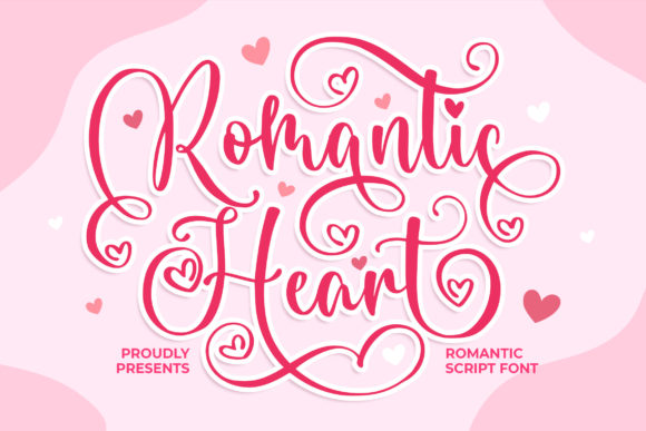 Romantic Heart: A Handwritten Font That Feels Like a Love Letter